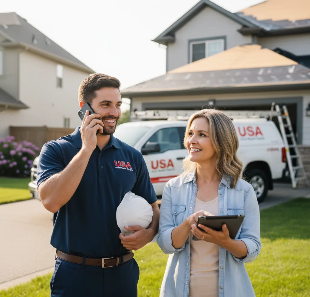 USA Roof Repair Experts customer support in Vernon Rockville